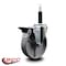 Service Caster 5'' Semi Steel Swivel 3/4'' Expanding Stem Caster with Brake SCC-EX20S515-SSR-PLB-34 - alternate 3
